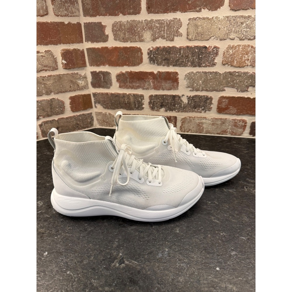 Lululemon Chargefeel Workout Mid White Sneakers Womens Size 9